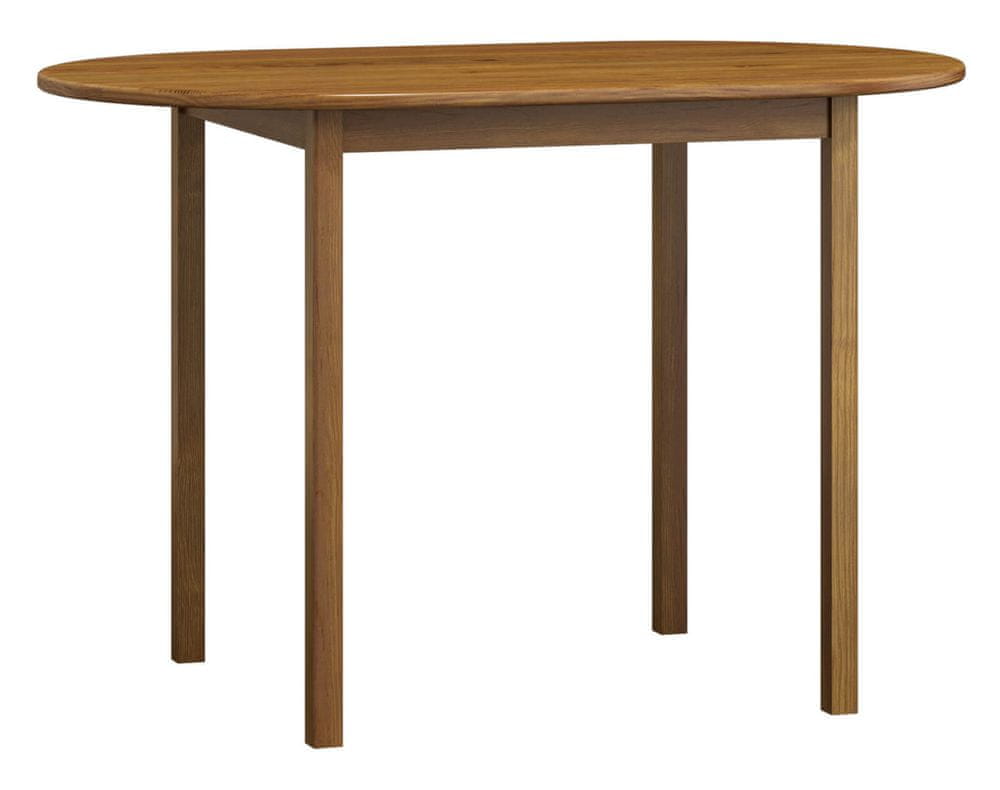 eoshop Stôl elipsa Nr.4 - 115x70 cm (Farba dreva: Dub)